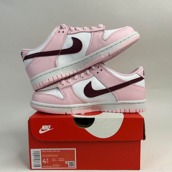 Nike Dunk Low GS “Pink Foam/Valentine’s Day” 2023 - Picture 3 of 4